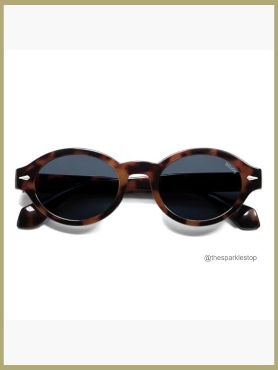 Retro Oval Polarized Sunglasses with UV400 Protection main image 4